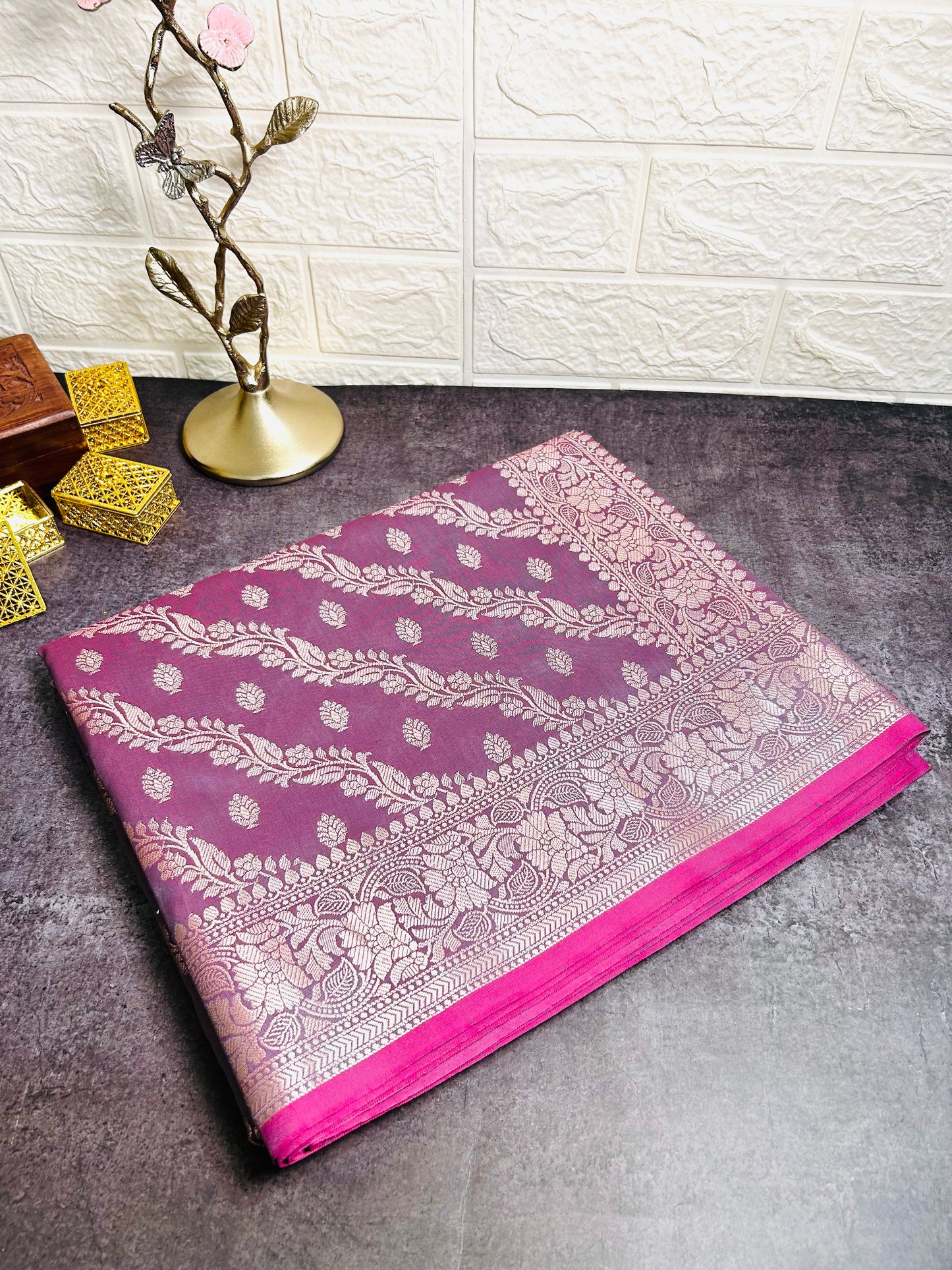 Banarasi Katan Silk Blend Saree