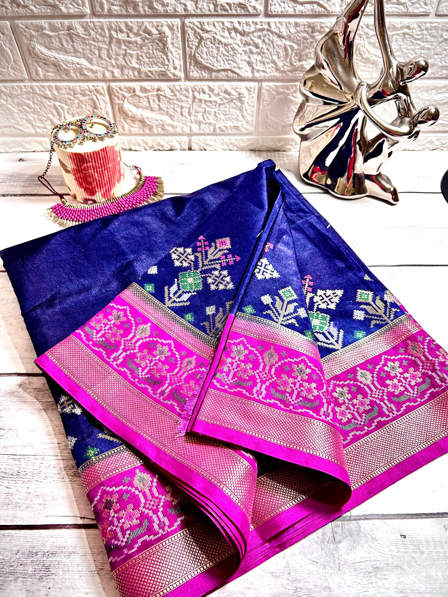 Banarasi Dupian Silk Blend Saree