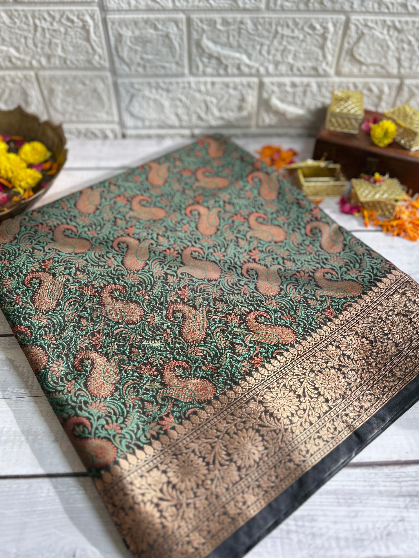 Banarasi Silk in Pashmina Design Saree