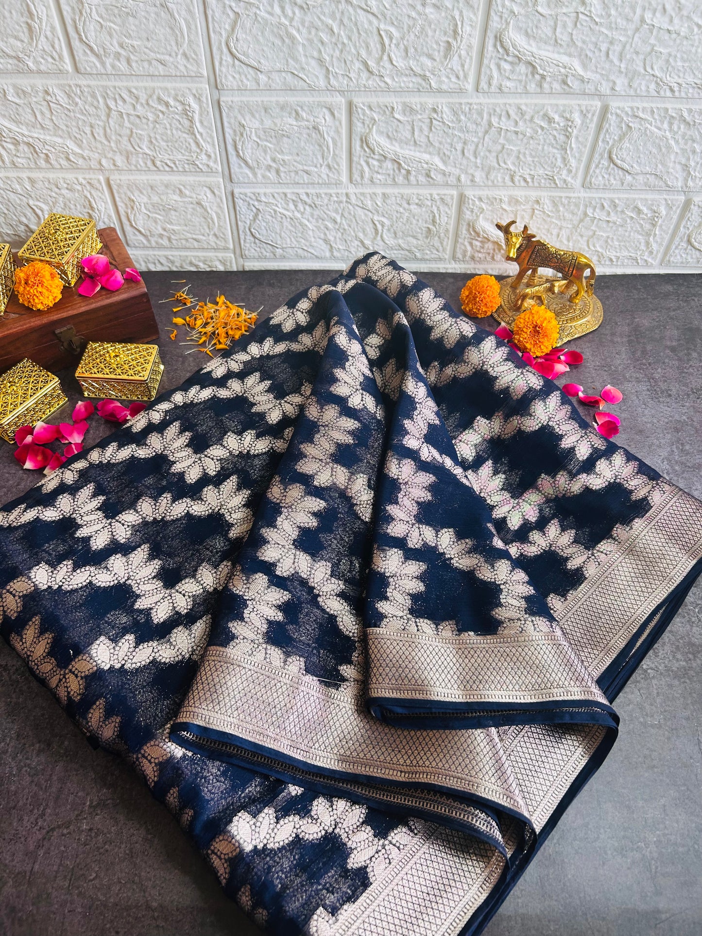 Banarasi Chiffon Georgette Saree