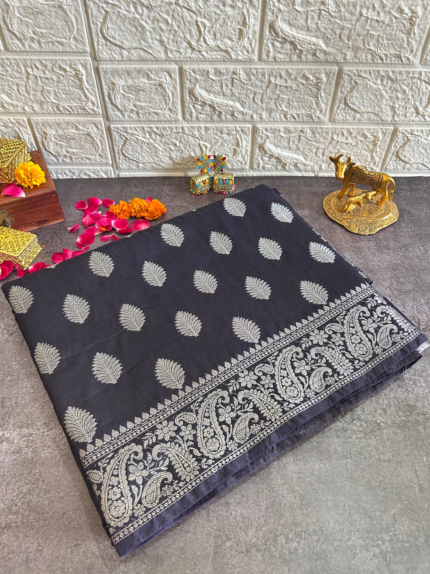 Banarasi Katan Silk Blend Saree