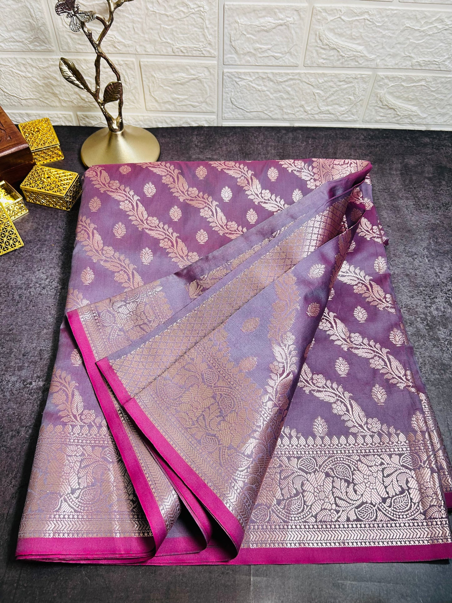 Banarasi Katan Silk Blend Saree