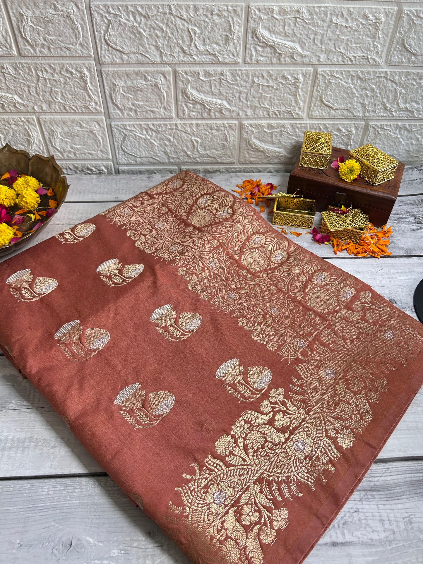 Banarasi Dupian Blend Silk Saree