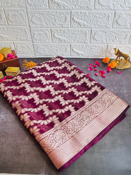Banarasi Chiffon Georgette Saree