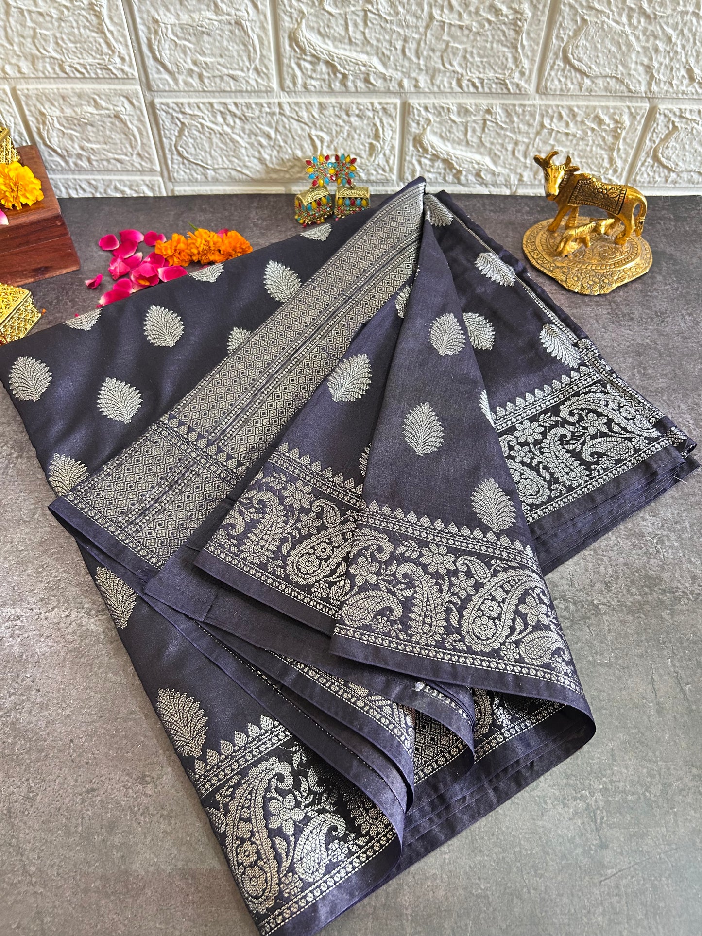 Banarasi Katan Silk Blend Saree
