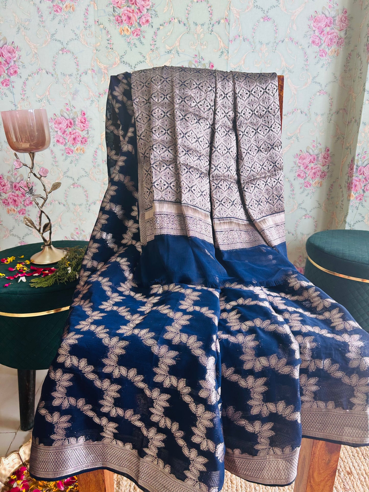 Banarasi Chiffon Georgette Saree