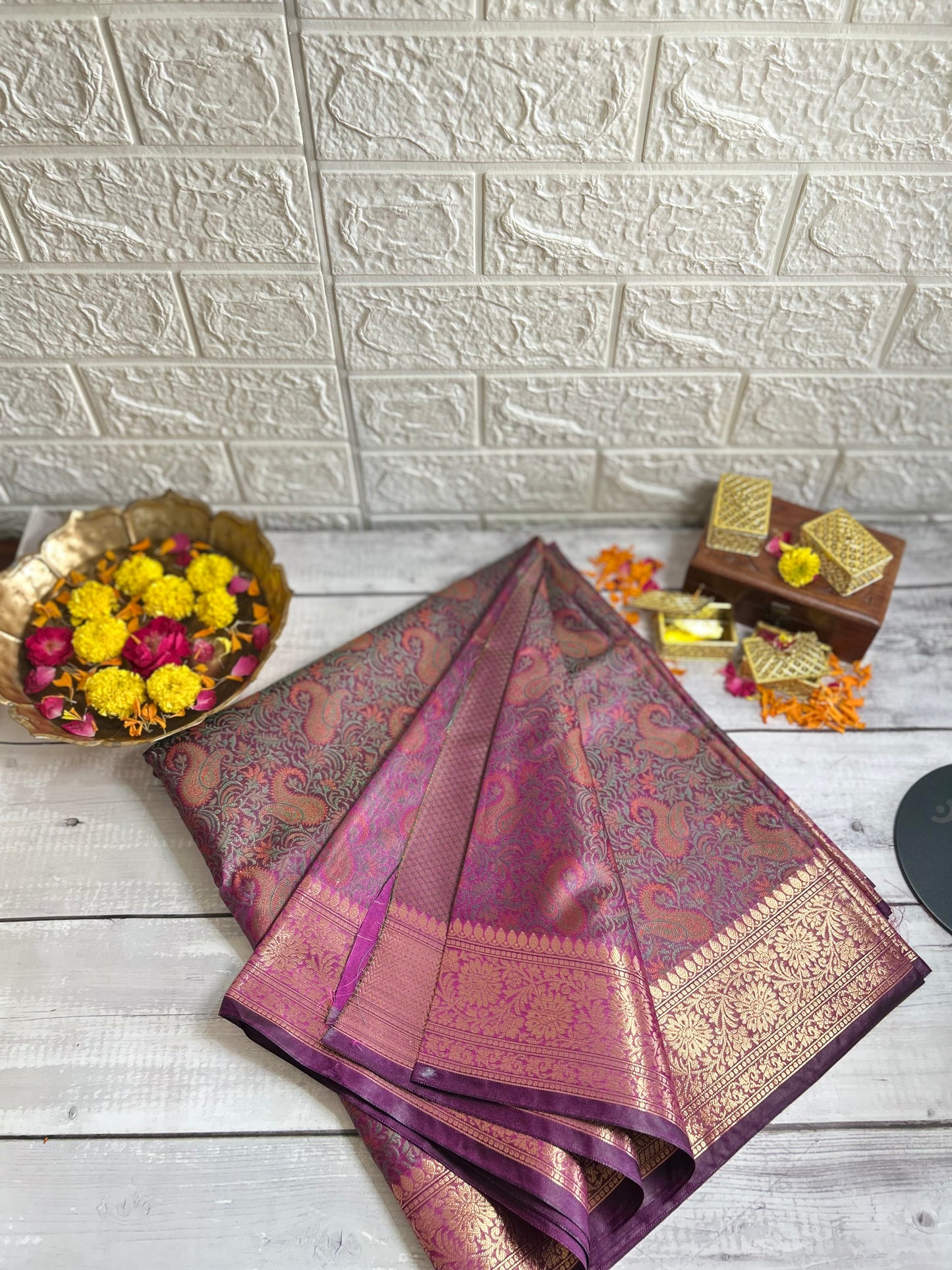 Banarasi Silk in Pashmina Design Saree