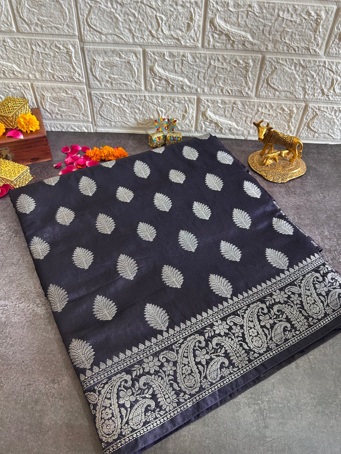 Banarasi Katan Silk Blend Saree