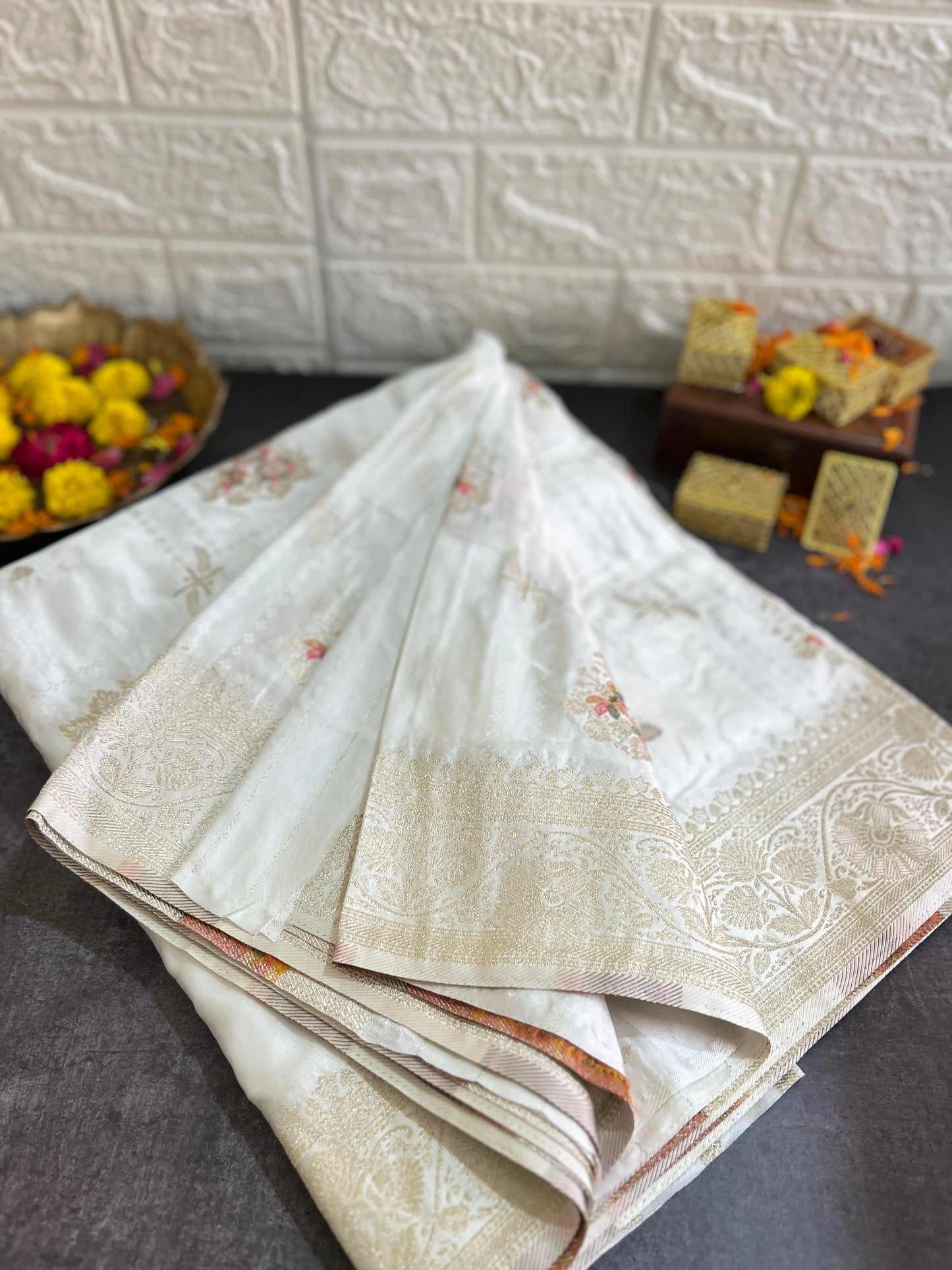 Banarasi Mashru Silk Saree