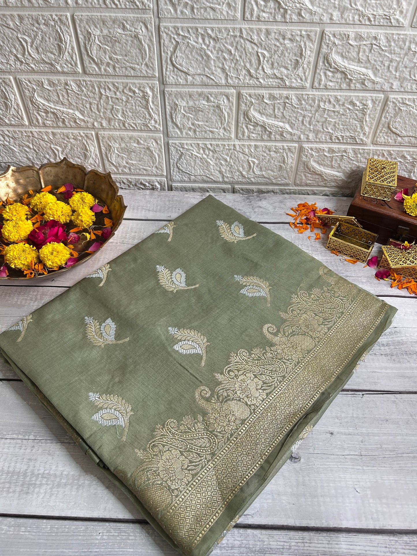 Banarasi Dupian Blend Silk Saree