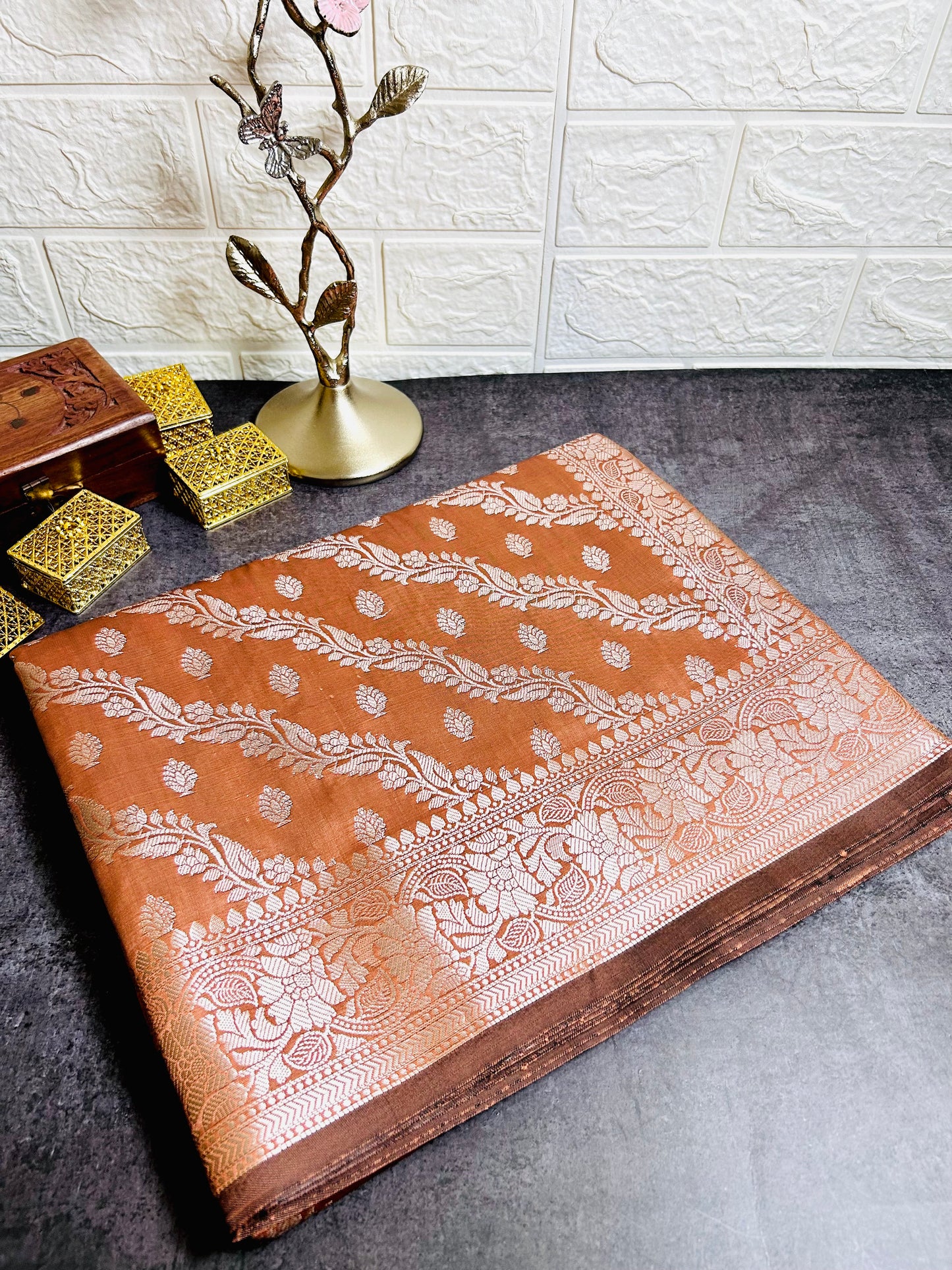Banarasi Katan Silk Blend Saree