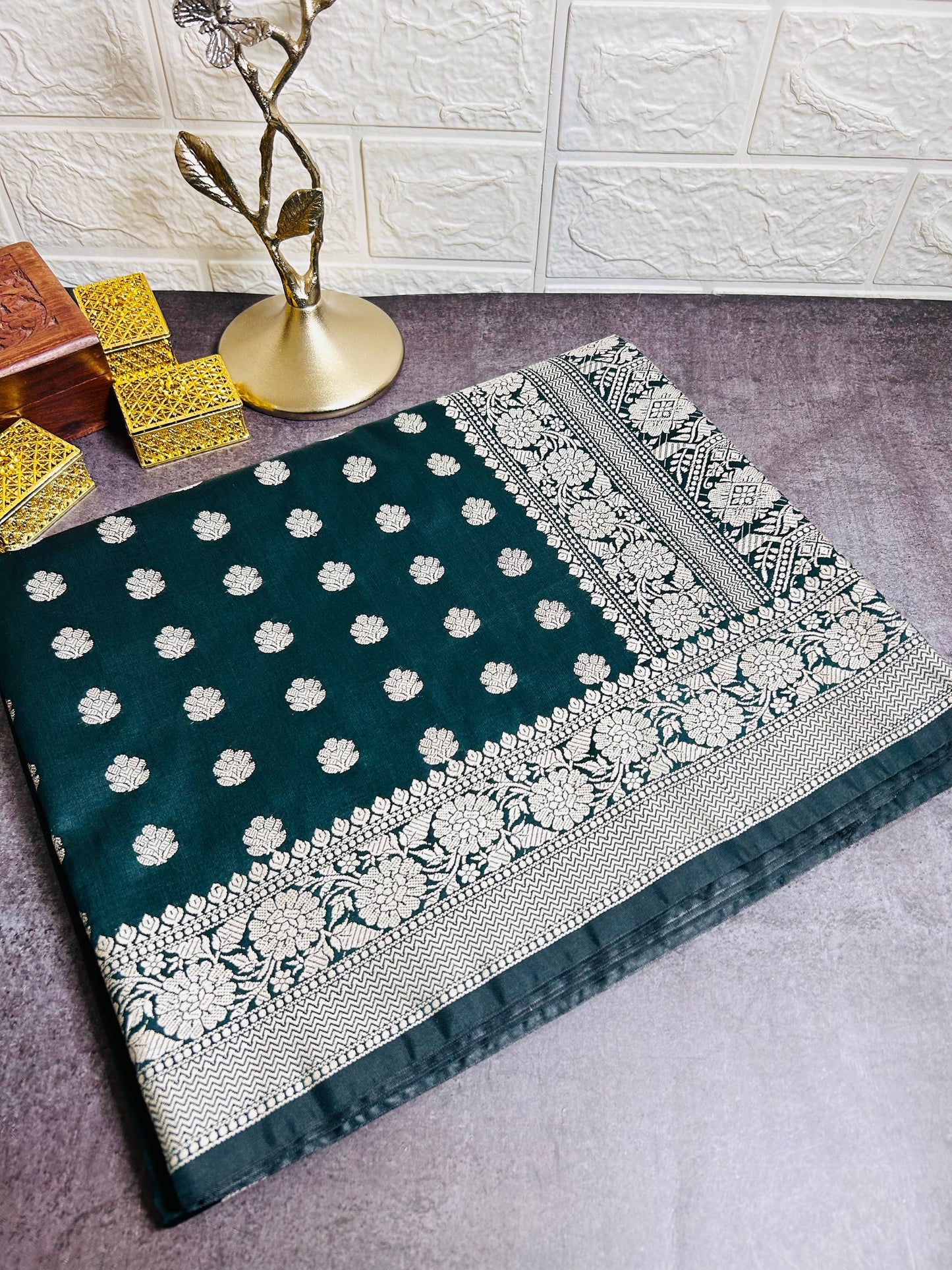 Banarasi Katan Silk Blend Saree