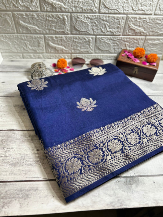 Banarasi Munga Cotton Saree