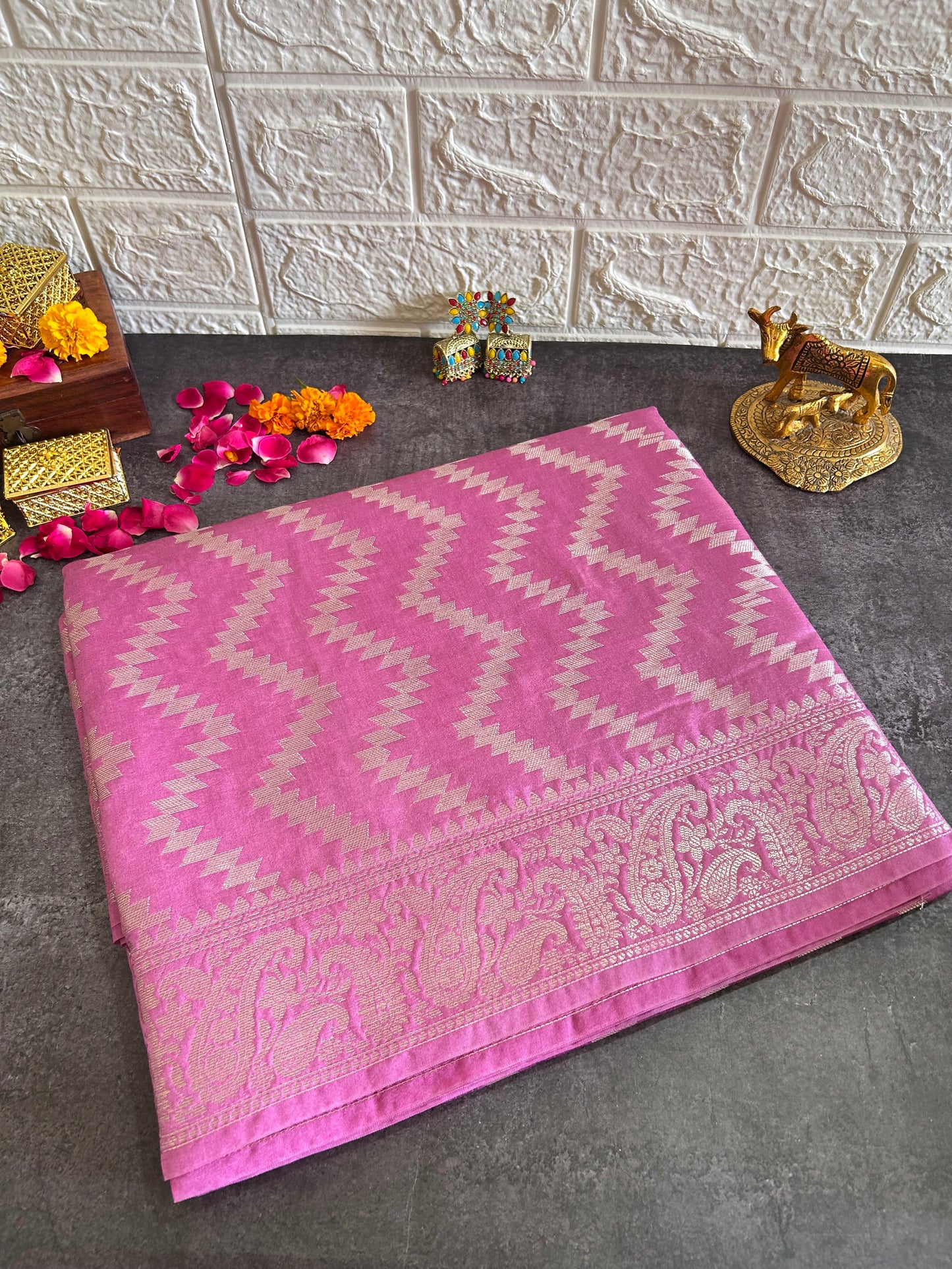 Banarasi Katan Silk Blend Saree