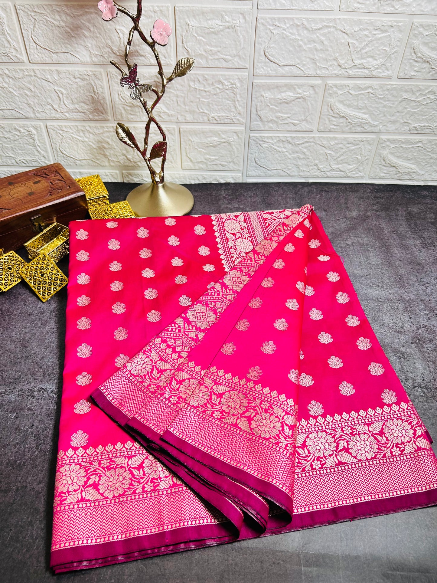 Banarasi Katan Silk Blend Saree