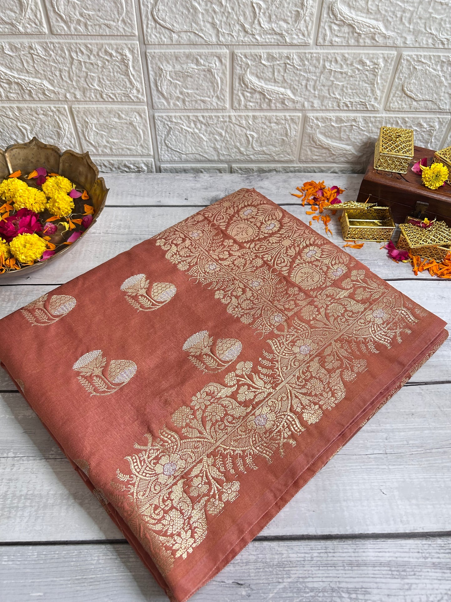 Banarasi Dupian Blend Silk Saree