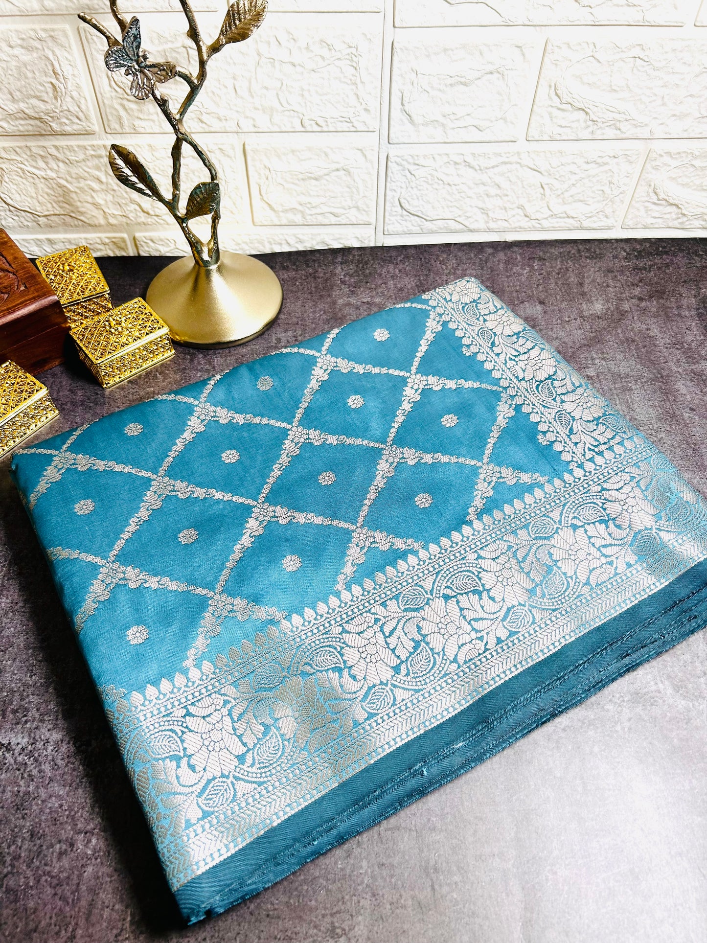 Banarasi Katan Silk Blend Saree