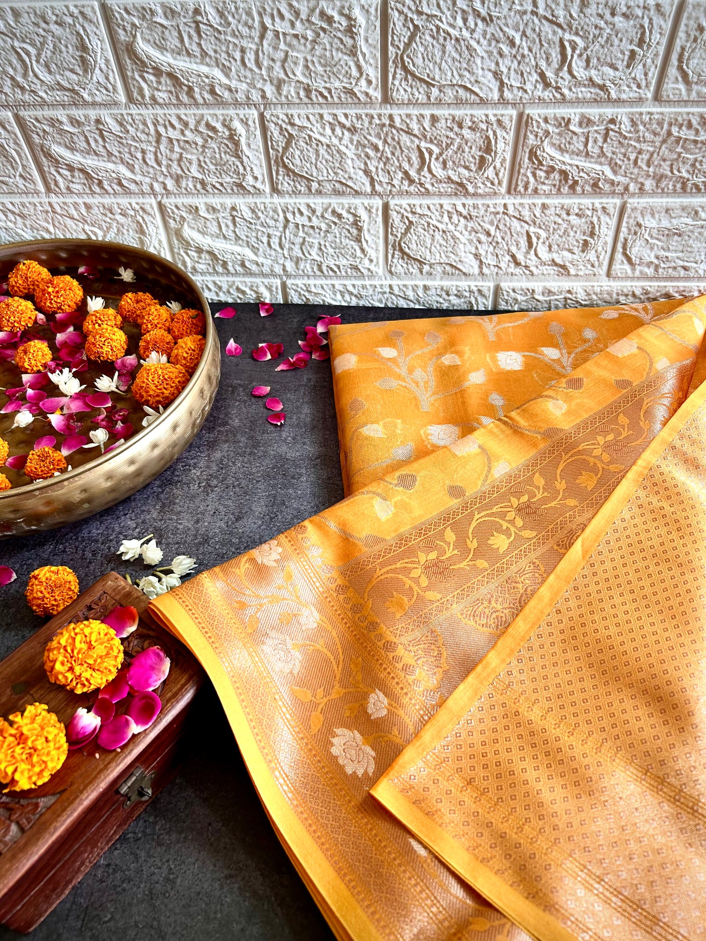 Banarasi Masras Cotton Saree