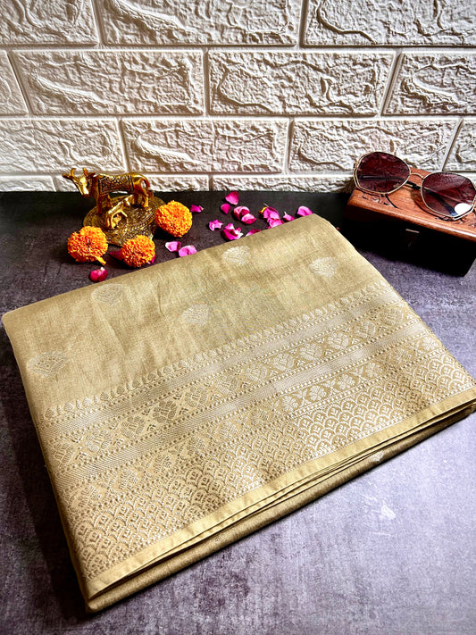Banarasi Munga Cotton Saree