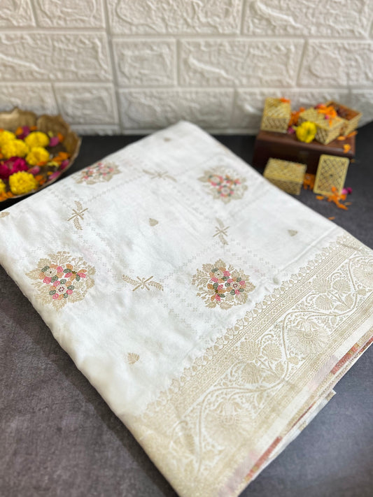 Banarasi Mashru Silk Saree