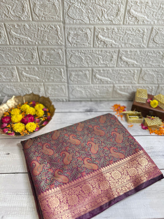 Banarasi Silk in Pashmina Design Saree