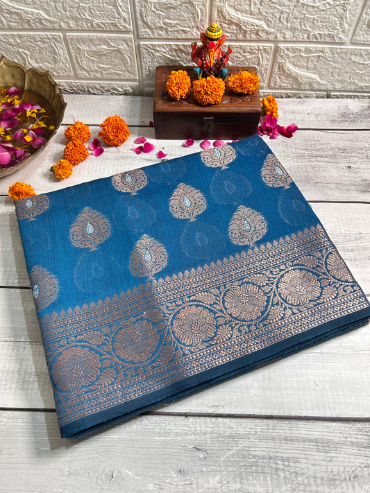 Banarasi Masras Cotton Saree