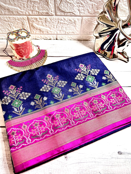 Banarasi Dupian Silk Blend Saree